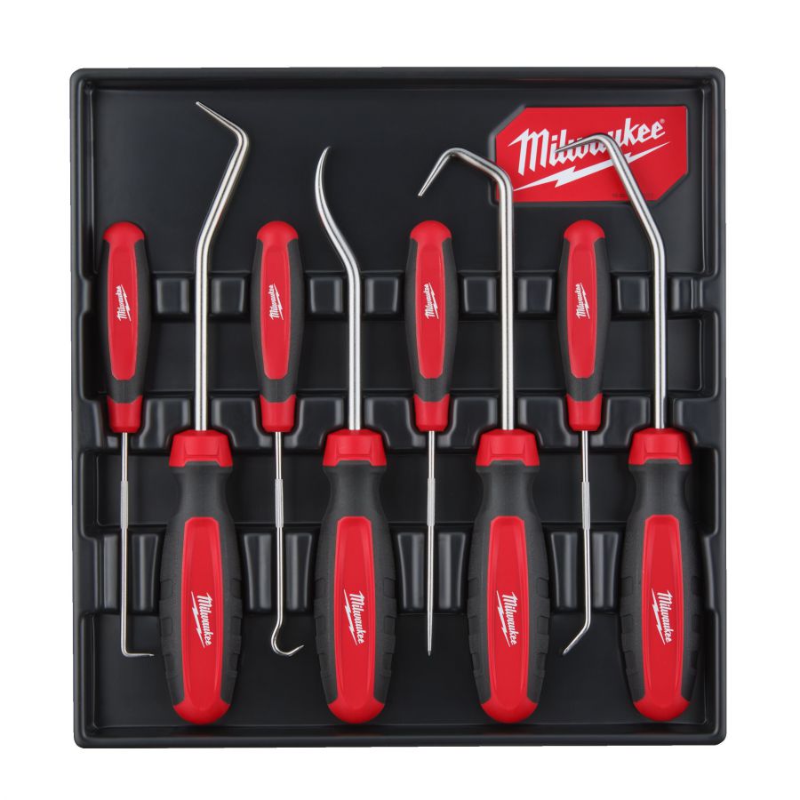 Montagehaken Set 8-teilig:  2 x flach, 2 x gebogen, 2 x 90°, 2 x 45° - 1 Stück